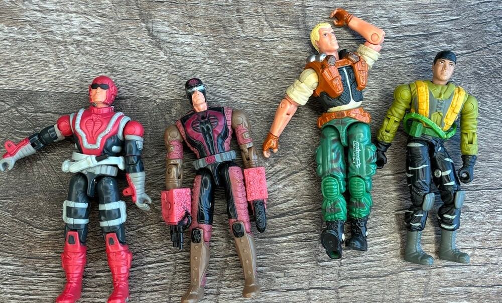 Lot of GI Joe Razorclaw, Sand Scorpion, Duke and Tunnel Rat